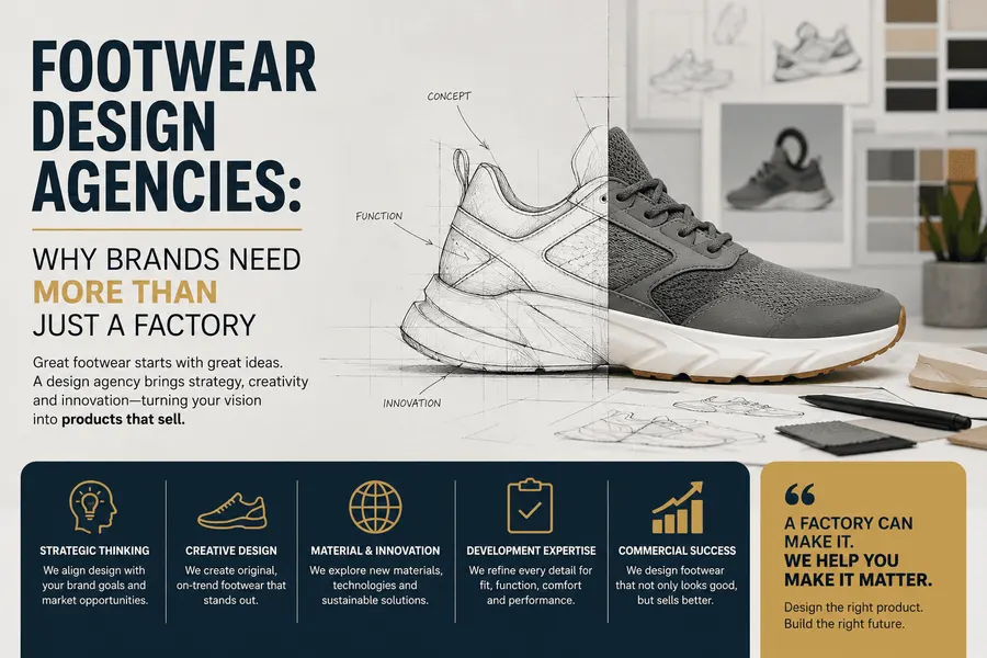 Footwear Design Agencies: Why Brands Need More Than Just a Factory